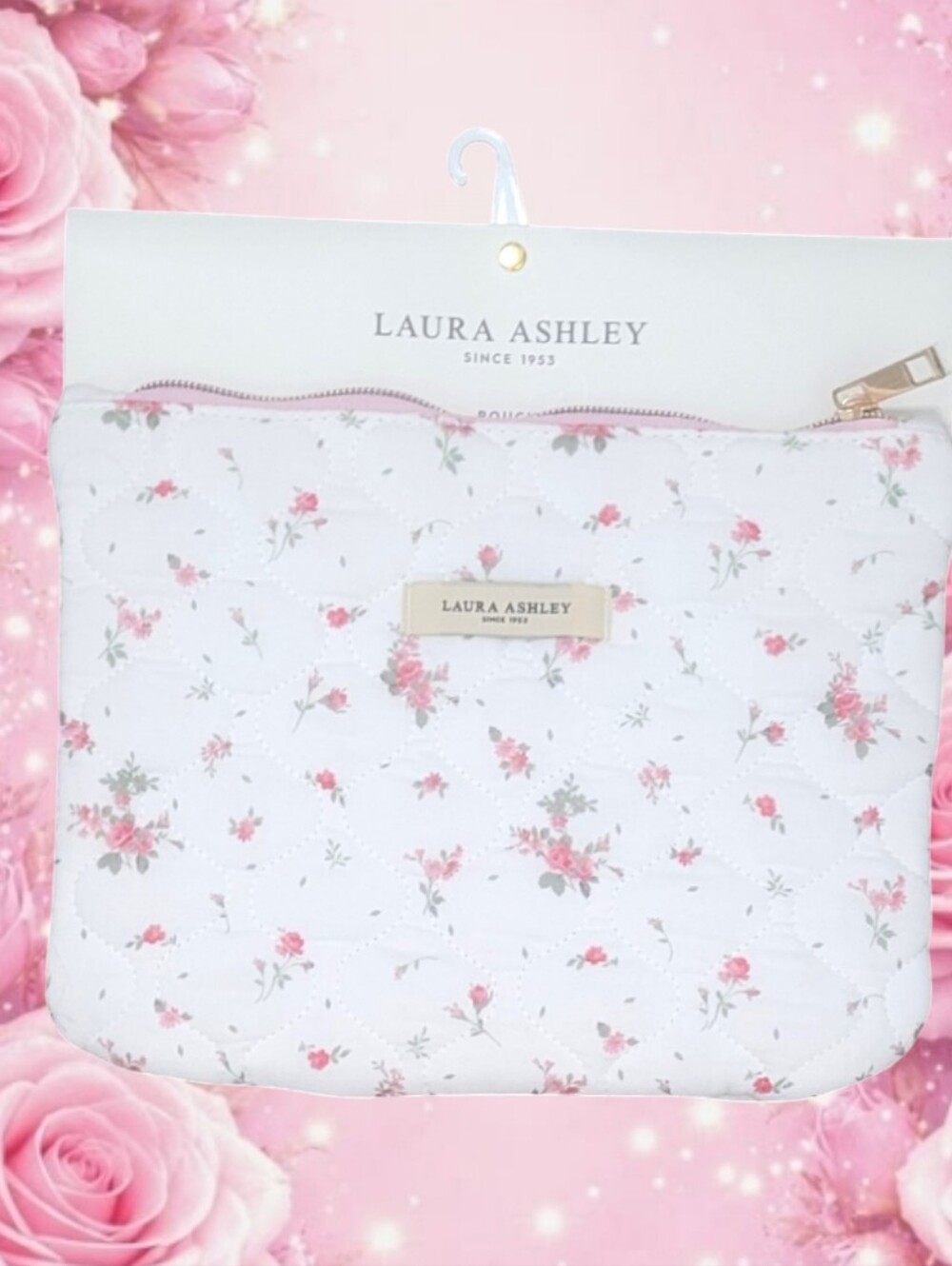 Laura Ashley Ladies "Cora" Floral Pouch